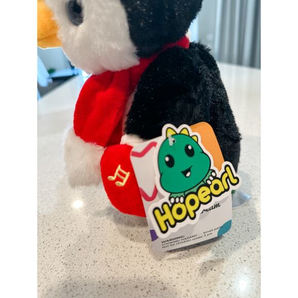 New! Hopearl Christmas Penguin Plush LED Light-Up Stuffed Animal - Picture 3 of 8